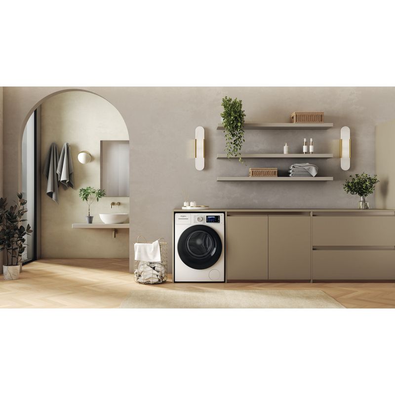 Whirlpool Pralka Wolnostojące W6 88 SILENCE PL Biel Ładowany od frontu A Lifestyle frontal