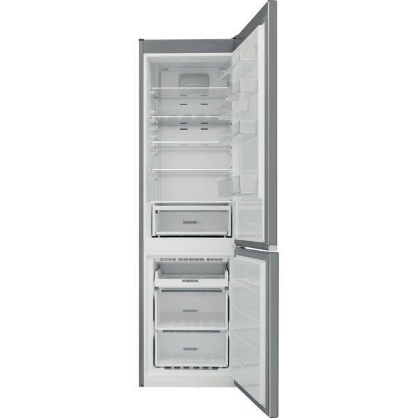 Whirlpool Lodówka z zamrażarką Wolnostojące W9M 951A OX Optic Inox Dwudrzwiow(y)a Frontal open