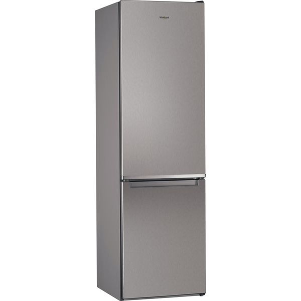 Whirlpool Lodówka z zamrażarką Wolnostojące W9M 941S SX Optic Inox Dwudrzwiow(y)a Perspective
