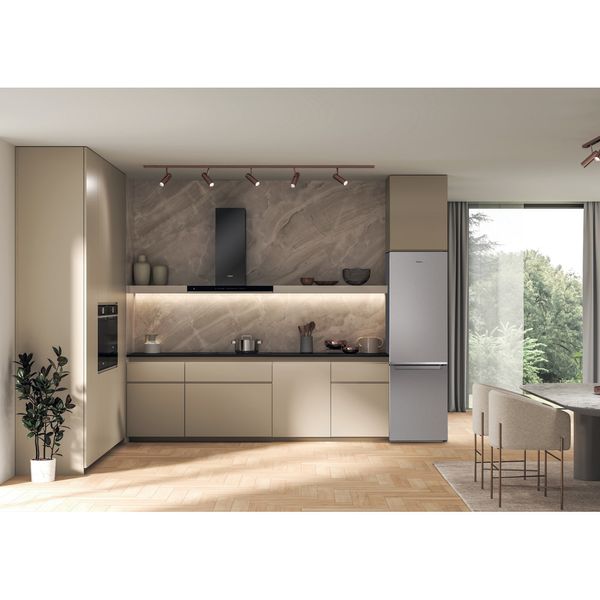 Whirlpool Lodówka z zamrażarką Wolnostojące W9M 941S SX Optic Inox Dwudrzwiow(y)a Lifestyle frontal