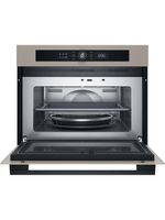 Whirlpool-Mikrofalowka-Do-zabudowy-WMW57DHME-Urban-beige-Elektroniczny-40-MW-Combi-900-Frontal-open
