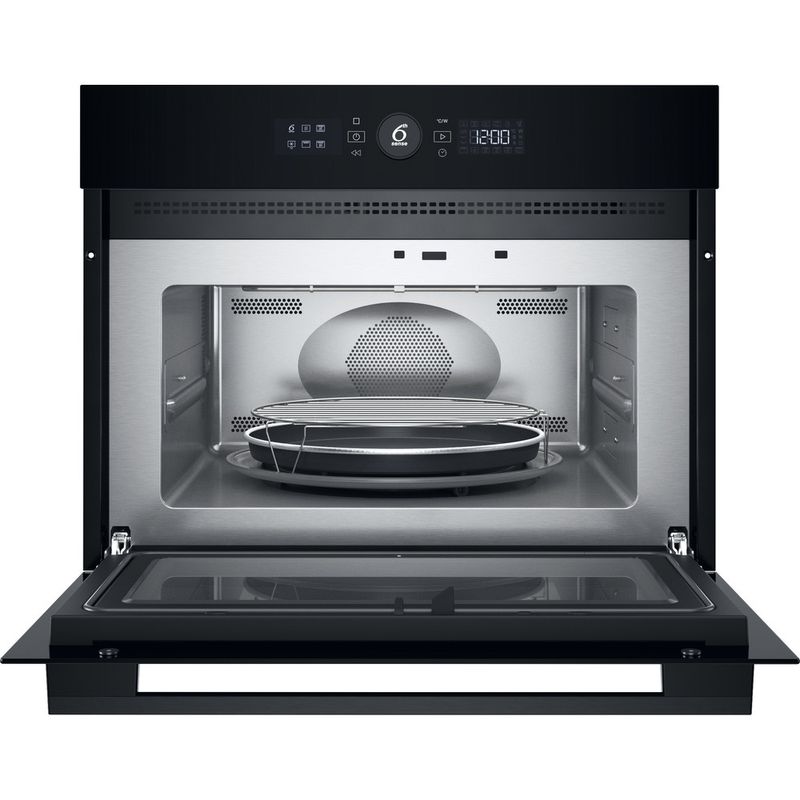 Whirlpool-Mikrofalowka-Do-zabudowy-WMW54HMB-Czarny-Elektroniczny-40-MW---Grill-900-Frontal-open