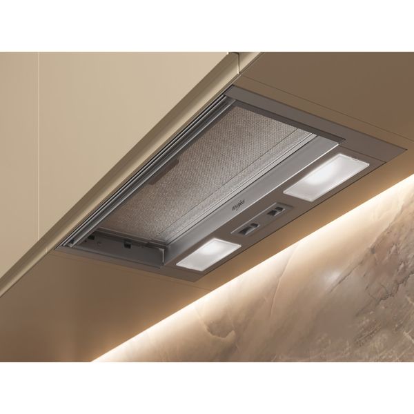 Whirlpool Okap Do zabudowy WSK64FLSX Inox Do zabudowy Mechaniczny Lifestyle perspective