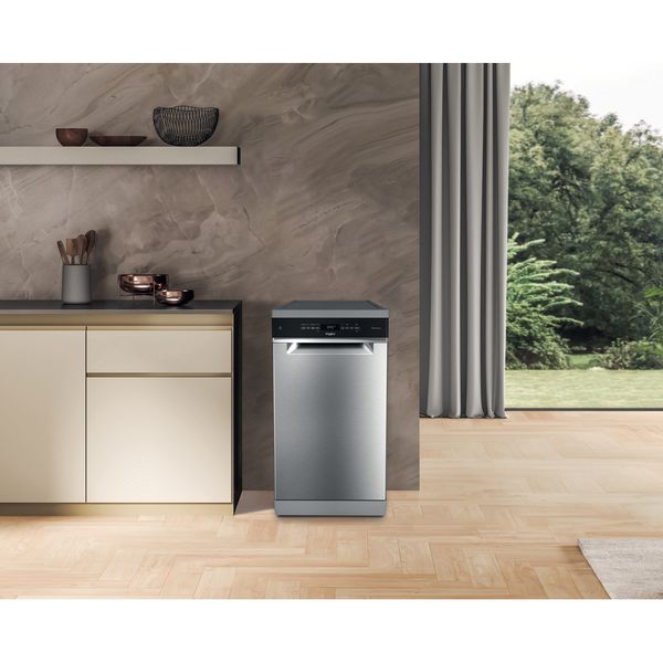 Whirlpool Zmywarka Wolnostojące WH6FB10BS7A0X Wolnostojące B Lifestyle frontal