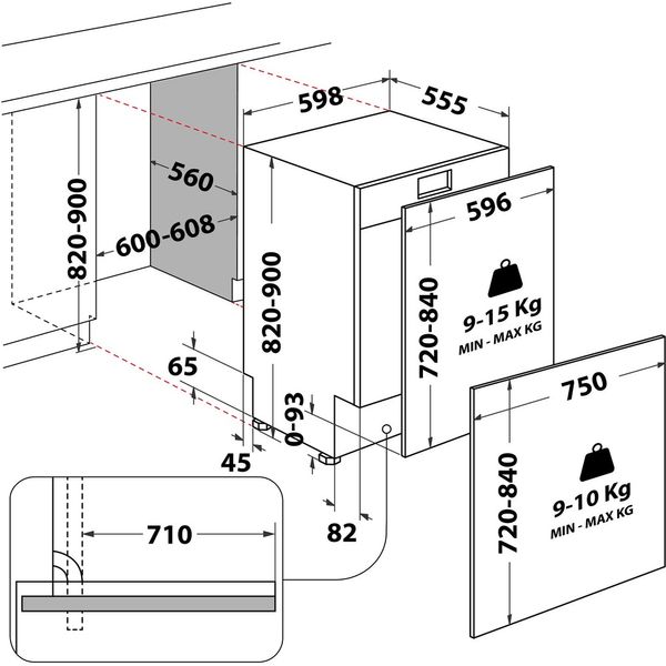 Whirlpool-Zmywarka-Do-zabudowy-WH8IA15AM3TUCH0-Zintegrowane-A-Technical-drawing