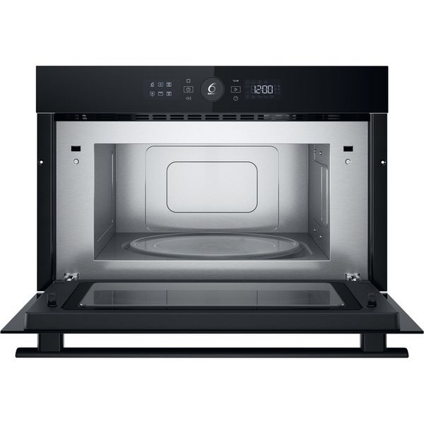 Whirlpool Mikrofalówka Do zabudowy WMD44MB Czarny Elektroniczny 31 MW + Grill 1000 Frontal open
