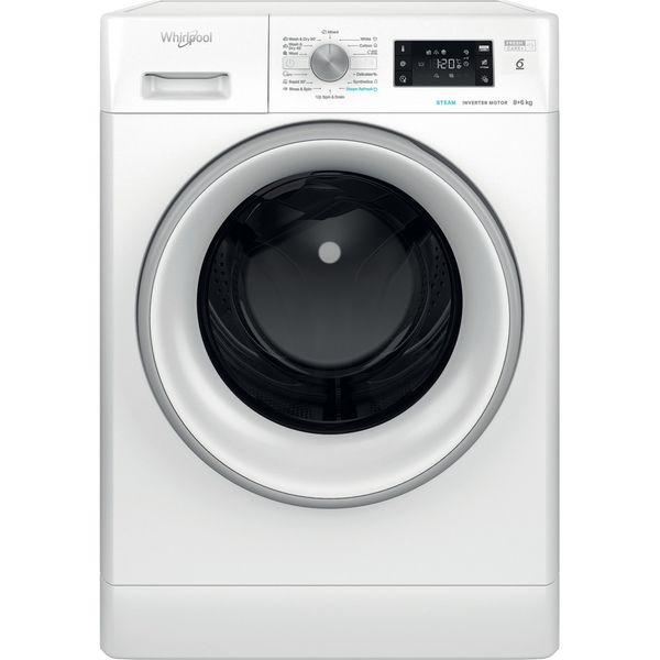 Whirlpool Pralkosuszarka Wolnostojące FFWDB 864489 SV EE Biel Ładowany od frontu Frontal