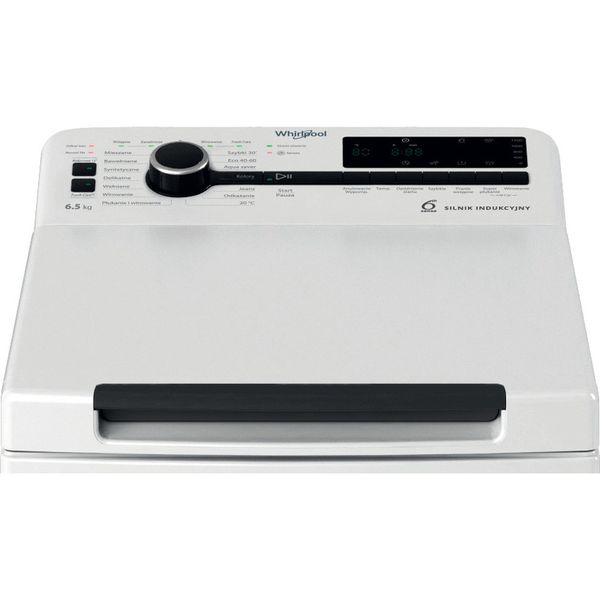 Whirlpool Pralka Wolnostojące MTDLR 65261BS PL/N Biel Ładowana od góry A Control panel