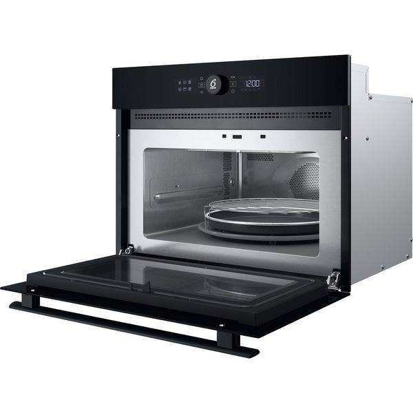 Whirlpool Mikrofalówka Do zabudowy WMW44HMB Czarny Elektroniczny 40 MW + Grill 900 Perspective open