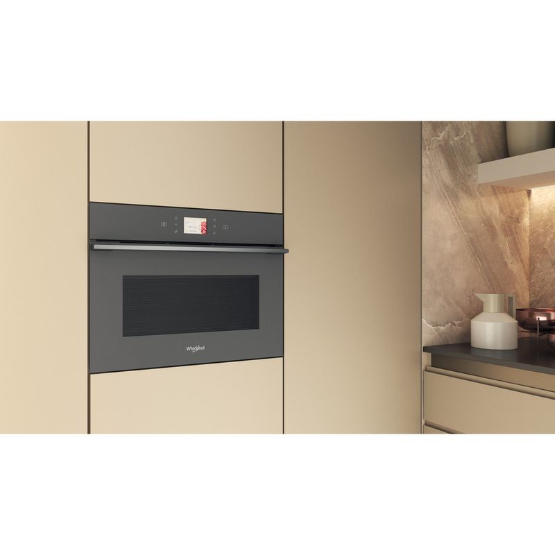 Whirlpool-Mikrofalowka-Do-zabudowy-WCW11O7FHTSSM-Stardust-grey-matte-Elektroniczny-53-MW-Combi-950-Lifestyle-perspective