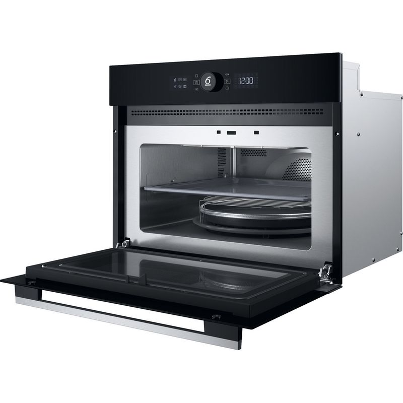 Whirlpool-Mikrofalowka-Do-zabudowy-WMW57DHMX-Stardust-grey-matte-Elektroniczny-40-MW-Combi-900-Perspective-open