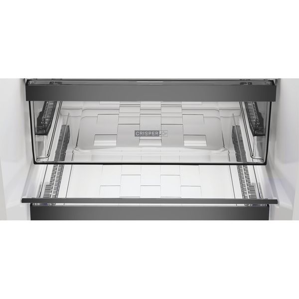 Whirlpool Lodówka z zamrażarką Wolnostojące WHK 25364 XP4E Srebrny Dwudrzwiow(y)a Drawer