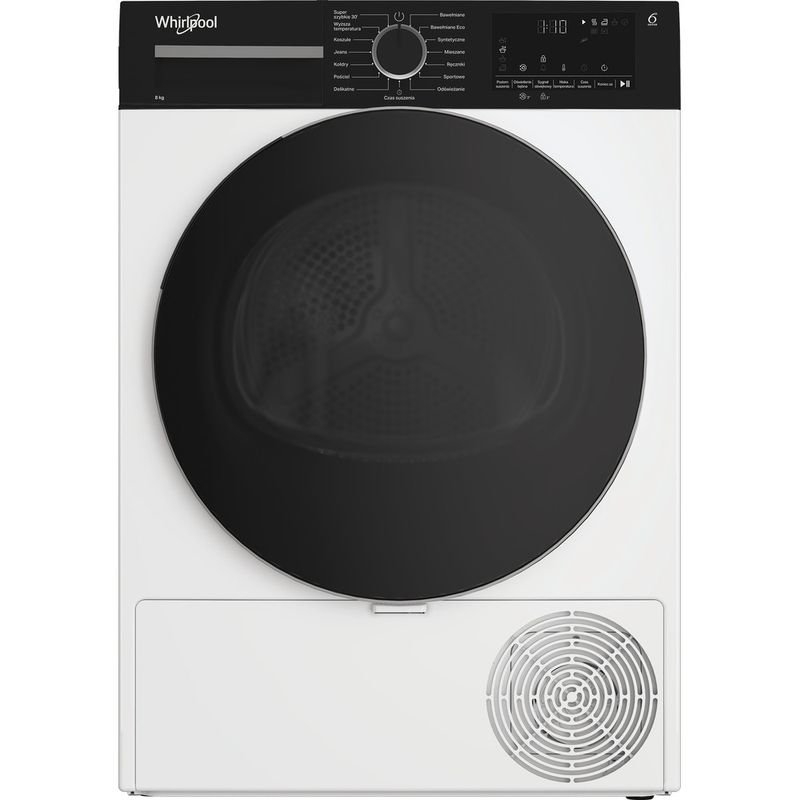 Whirlpool-Suszarka-MX-WSD-83M-WBS-PL-Biel-Frontal