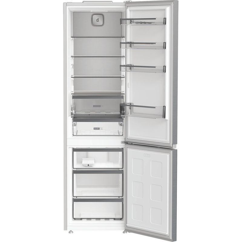 Whirlpool-Lodowka-z-zamrażarką-Wolnostojące-WHK-26404-XP7E-Pearl-Inox-Dwudrzwiow-y-a-Frontal-open