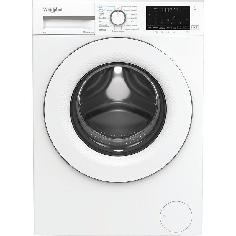 Whirlpool-Pralka-Wolnostojące-WAM-87W-PL-Biel-Ładowany-od-frontu-A-Frontal