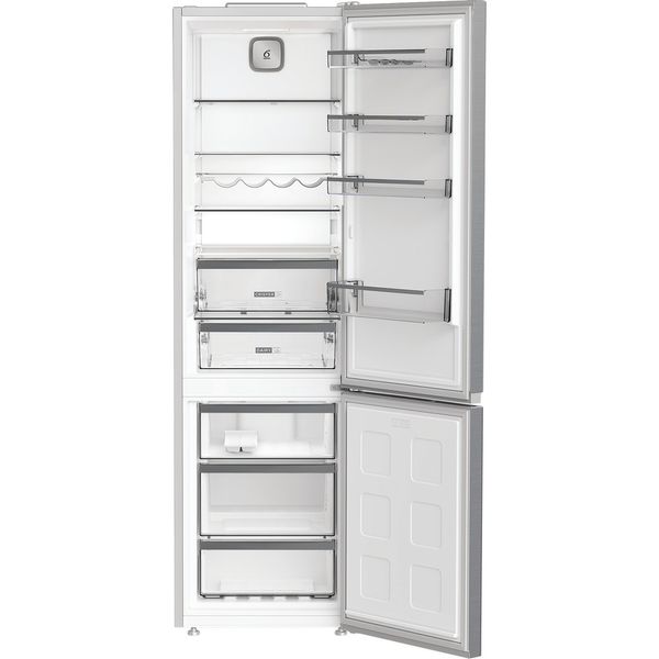 Whirlpool Lodówka z zamrażarką Wolnostojące WHK 26402 XP4E New Silver – ARC 1035 Dwudrzwiow(y)a Frontal open