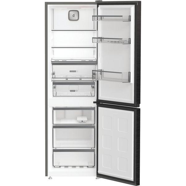 Whirlpool Lodówka z zamrażarką Wolnostojące WHK 26363 XBR5E Czarny Dwudrzwiow(y)a Frontal open