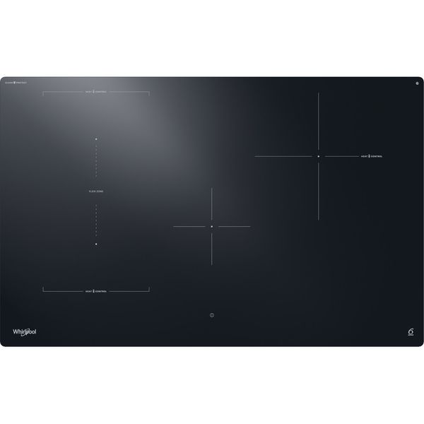 Whirlpool Płyta grzewcza WTX8015DCF Czarny Induction vitroceramic Frontal top down