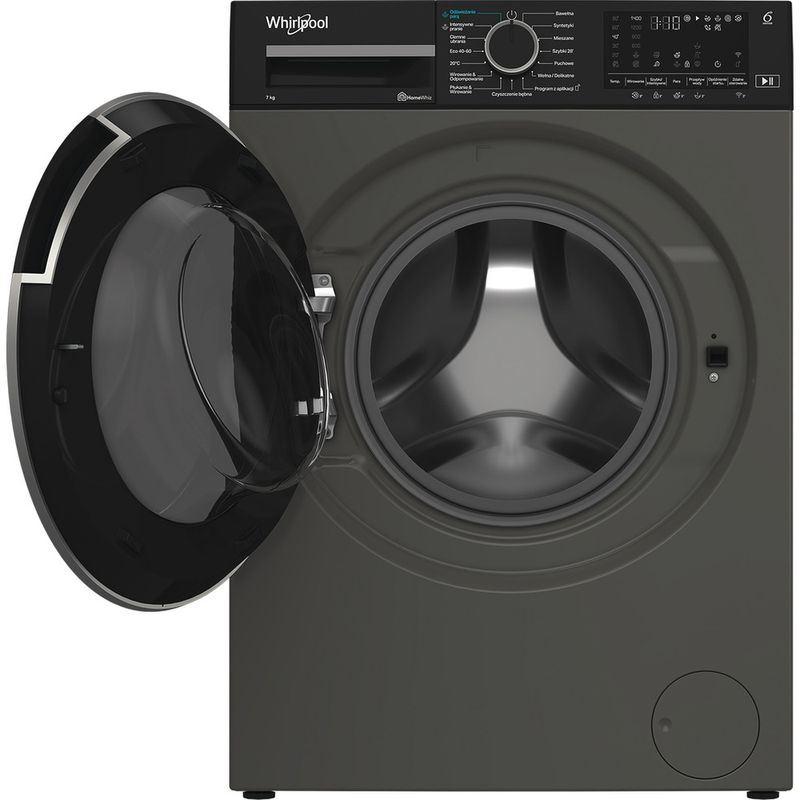 Whirlpool-Pralka-Wolnostojące-WAM-764GKBC-PL-Szary-Manhattan-Ładowany-od-frontu-A-Frontal-open