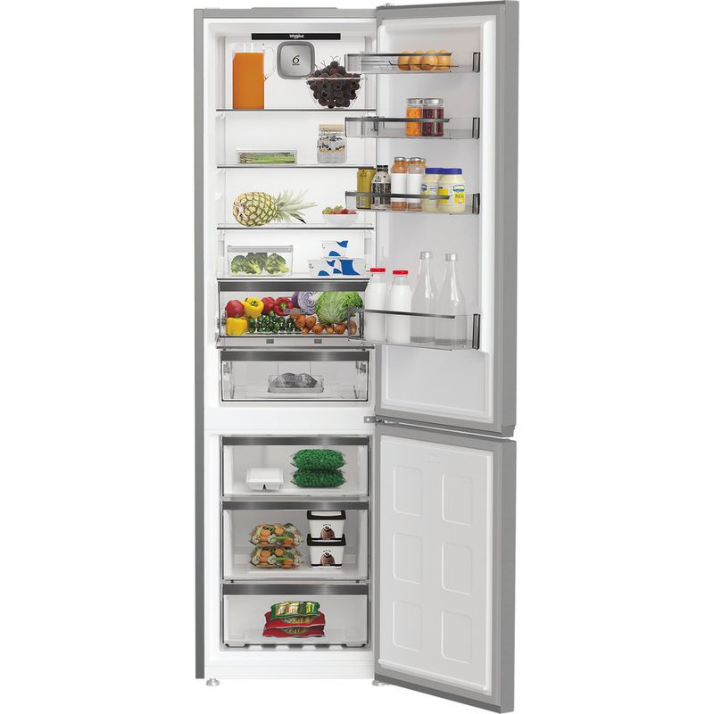 Whirlpool-Lodowka-z-zamrażarką-Wolnostojące-WPC-93I-XBR-Srebrny-Dwudrzwiow-y-a-Lifestyle-frontal-open