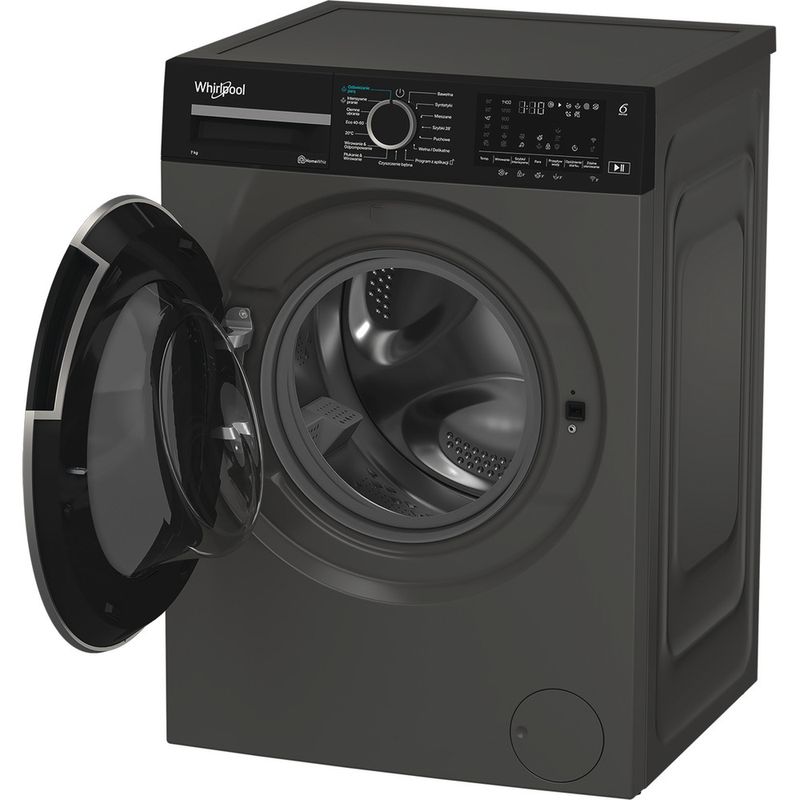 Whirlpool-Pralka-Wolnostojące-WAM-764GKBC-PL-Szary-Manhattan-Ładowany-od-frontu-A-Perspective-open