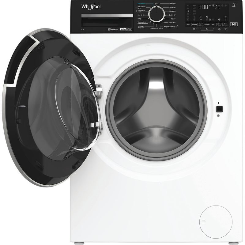 Whirlpool-Pralka-Wolnostojące-MXWM-911W-ADS-PL-Biel-Ładowany-od-frontu-A-Frontal-open