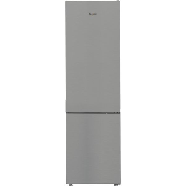 Whirlpool Lodówka z zamrażarką Wolnostojące WPC 82I XP2 Srebrny Dwudrzwiow(y)a Frontal