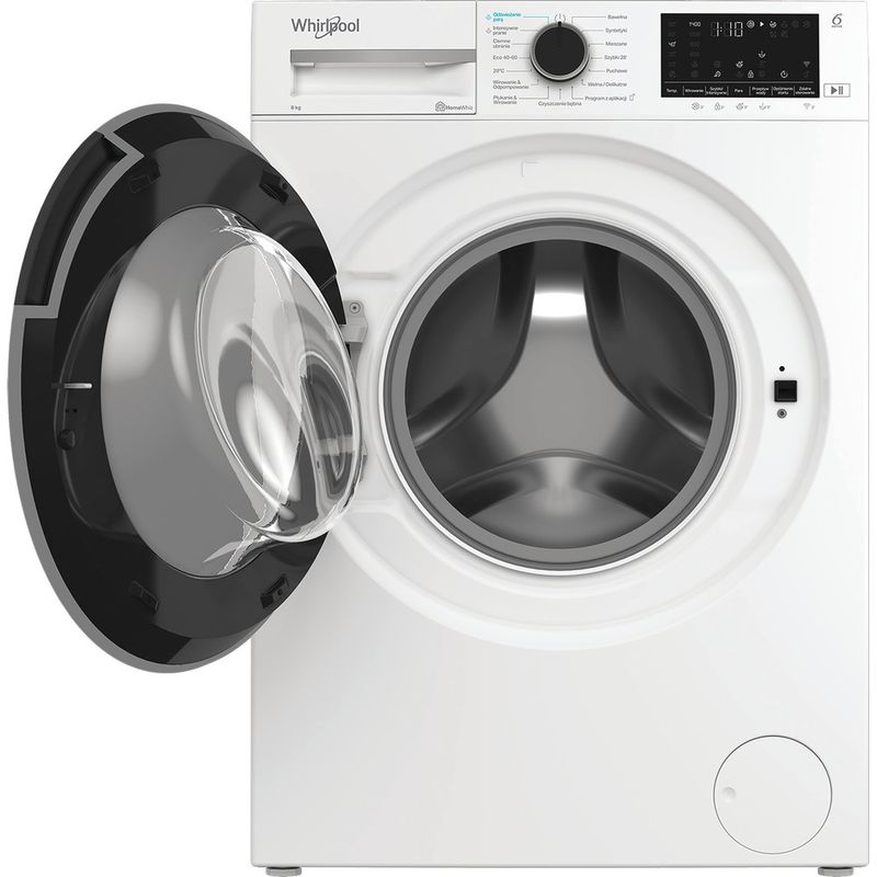Whirlpool-Pralka-Wolnostojące-WAM-87WB-PL-Biel-Ładowany-od-frontu-A-Frontal-open
