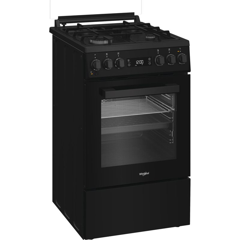 Whirlpool-Kuchenka-W5G8LMSWTB-Czarny-Gazowy-Perspective
