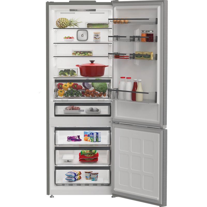 Whirlpool-Lodowka-z-zamrażarką-Wolnostojące-WHK2-5494-X8E-Pearl-Inox-Dwudrzwiow-y-a-Lifestyle-frontal-open