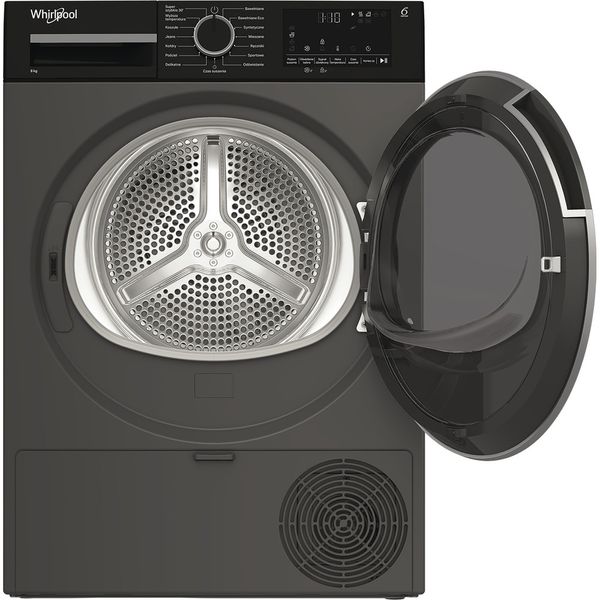 Whirlpool Suszarka MX WSD 83M GBS PL Grafitowy Frontal open