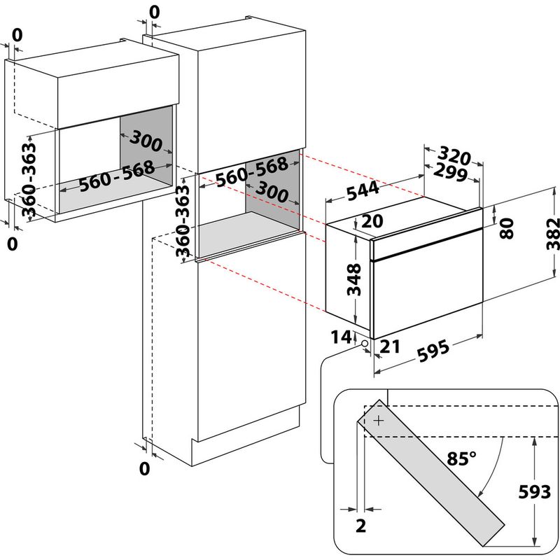 Whirlpool-Mikrofalowka-Do-zabudowy-WMN14BW-Biel-Elektroniczny-22-MW---Grill-750-Technical-drawing