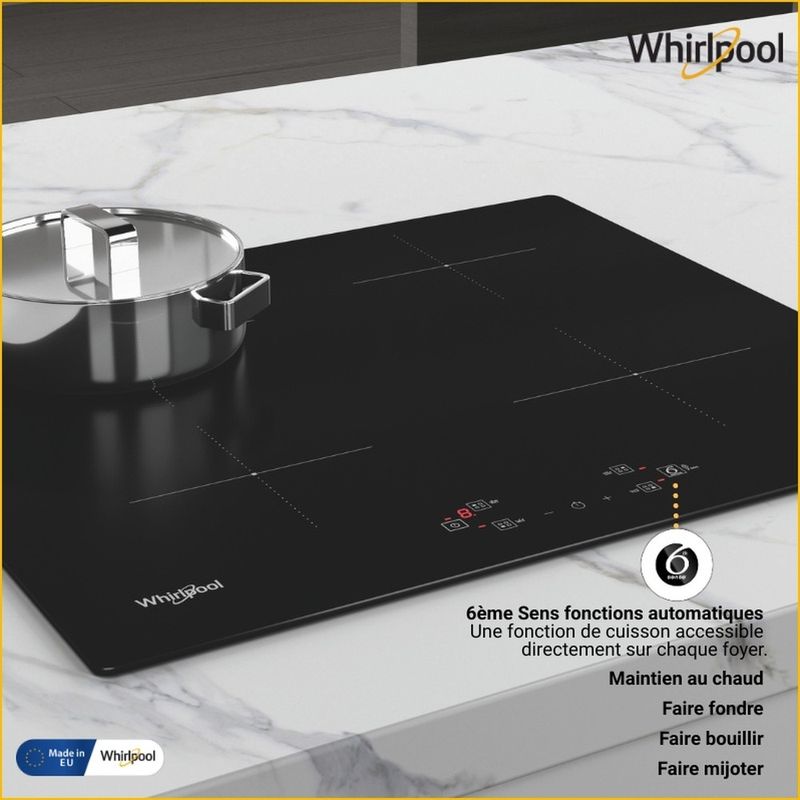Whirlpool Płyta grzewcza WS Q2160 NE Czarny Induction vitroceramic Lifestyle detail