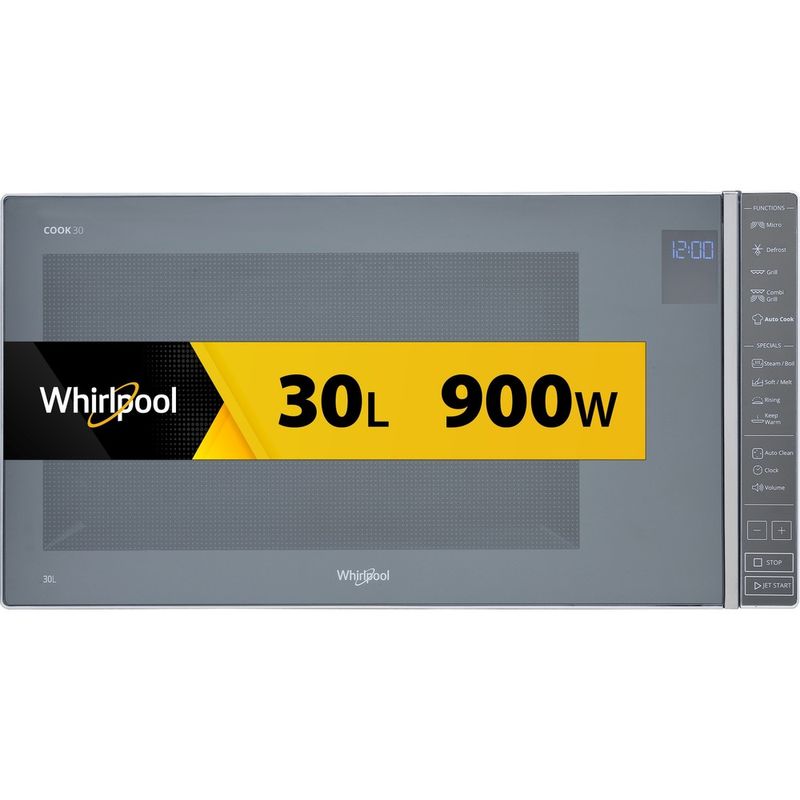 Whirlpool-Mikrofalowka-Wolnostojące-MWP-304-M-Lustro-Elektroniczny-30-MW---Grill-900-Frontal