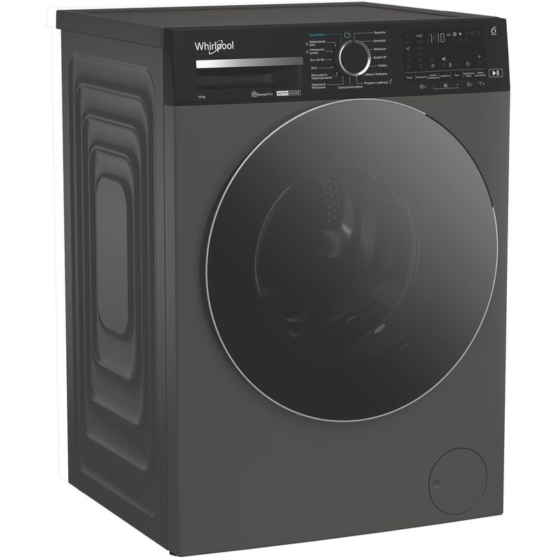 Whirlpool-Pralka-Wolnostojące-MXWM-07G-ADS-PL-Szary-Manhattan-Ładowany-od-frontu-A-Perspective