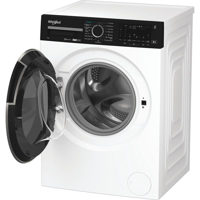 Whirlpool Pralka Wolnostojące WPM 07W ADS EE Biel Ładowany od frontu A Perspective open