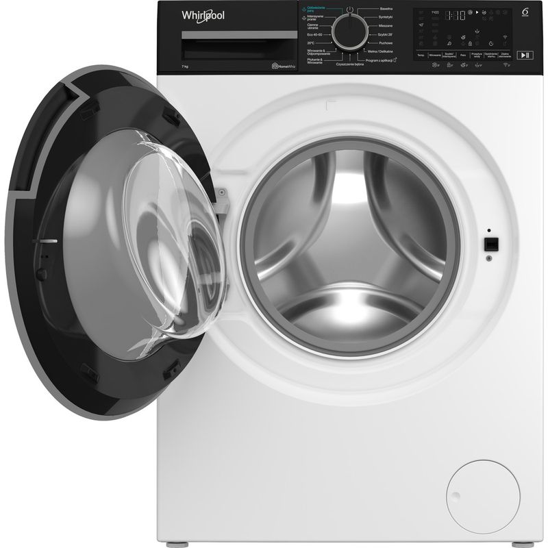 Whirlpool Pralka Wolnostojące WAM 764WKBC PL Biel Ładowany od frontu A Frontal open