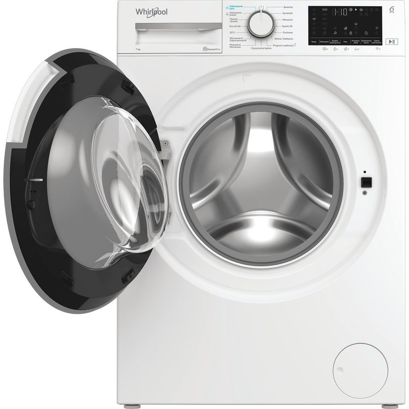 Whirlpool Pralka Wolnostojące WAM 762W PL Biel Ładowany od frontu A Frontal open