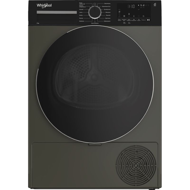 Whirlpool-Suszarka-MX-WSD-83M-GBS-PL-Manhattan-Gray-Frontal