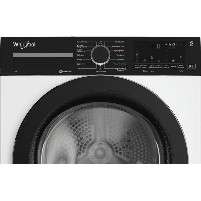 Whirlpool-Suszarka-WSD-74-WBB-PL-Biel-Control-panel