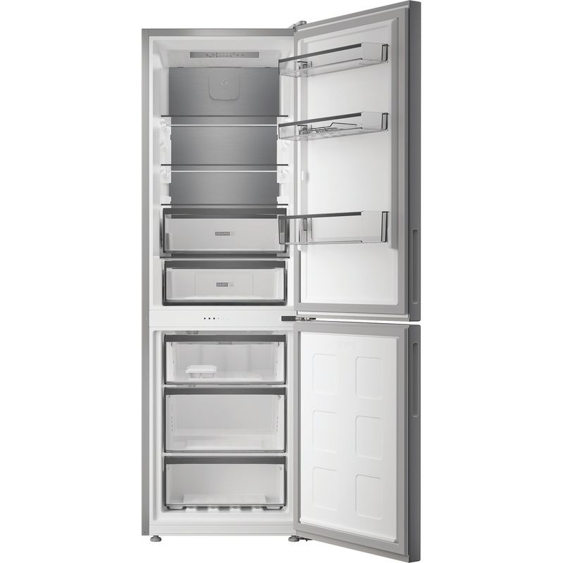 Whirlpool-Lodowka-z-zamrażarką-Wolnostojące-WPC-84I-XP-New-Silver-–-ARC-1035-Dwudrzwiow-y-a-Frontal-open
