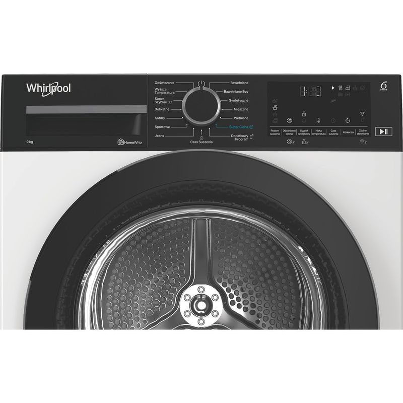 Whirlpool-Suszarka-WD-95-WBB-PL-Biel-Control-panel