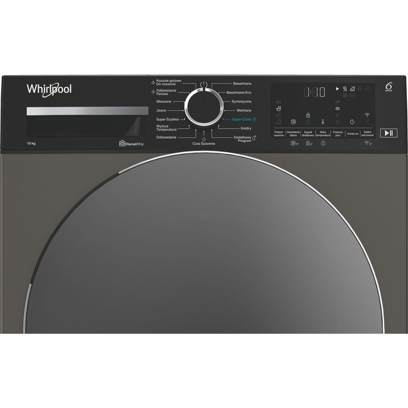 Whirlpool-Suszarka-MX-WD-104M-GBR-PL-Manhattan-Gray-Control-panel