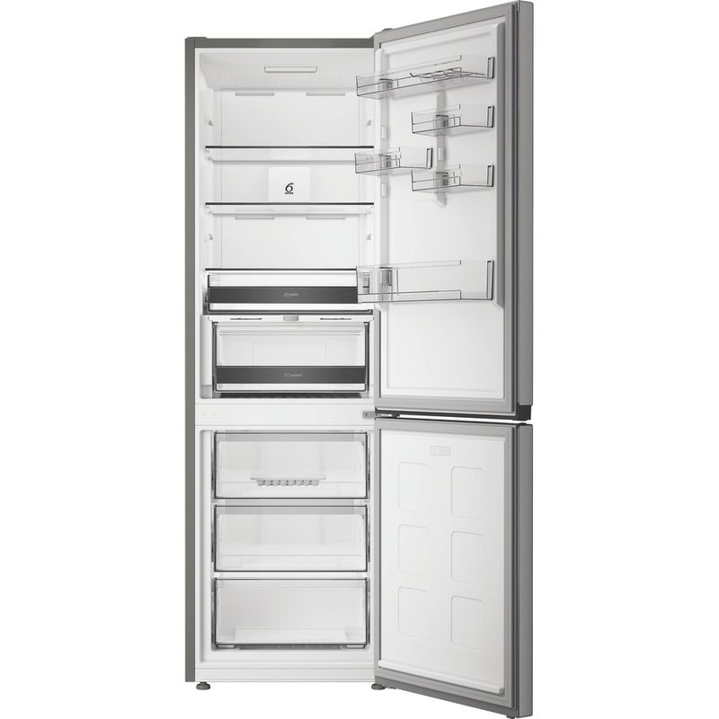 Whirlpool-Lodowka-z-zamrażarką-Wolnostojące-WHK-22373-X6EA-ARC-764-Manhattan-Gray-Dwudrzwiow-y-a-Frontal-open