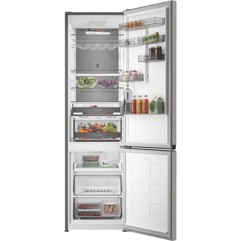 Whirlpool-Lodowka-z-zamrażarką-Wolnostojące-WHK-26412-X5EA2-ARC-764-Manhattan-Gray-Dwudrzwiow-y-a-Lifestyle-frontal-open