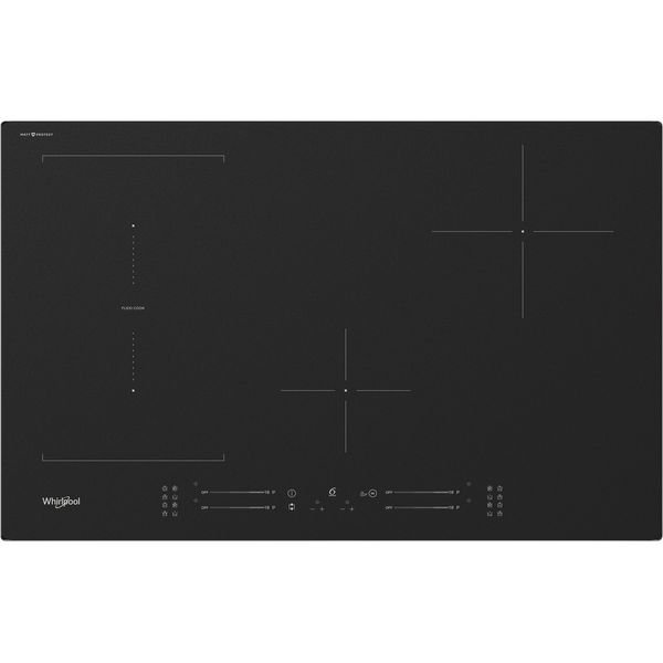 Whirlpool-Płyta-grzewcza-WL-S3777-NE-BM-Czarny-Induction-vitroceramic-Frontal-top-down