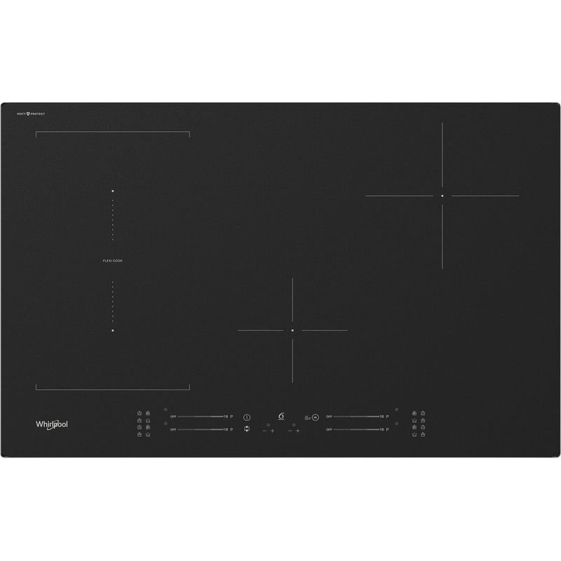 Whirlpool-Płyta-grzewcza-WL-S3777-NE-BM-Czarny-Induction-vitroceramic-Frontal-top-down