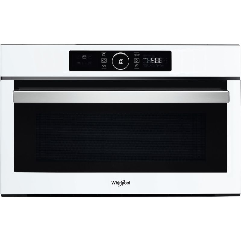 Whirlpool-Mikrofalowka-Do-zabudowy-AMW-730-WH-Biel-Elektroniczny-31-MW---Grill-1000-Frontal