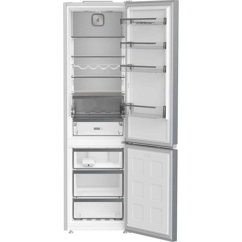 Whirlpool Lodówka z zamrażarką Wolnostojące WHK 25404 XP8E New Silver – ARC 1035 Dwudrzwiow(y)a Perspective open