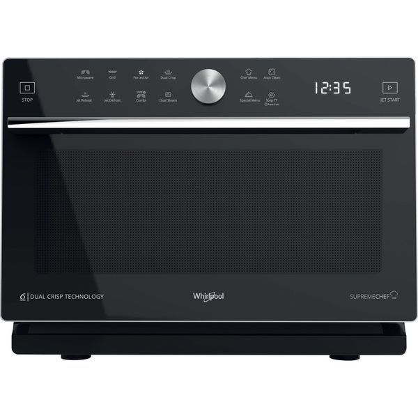 Whirlpool-Mikrofalowka-Wolnostojące-MWP-339-SB-Srebrny-Elektroniczny-33-MW-Combi-900-Frontal
